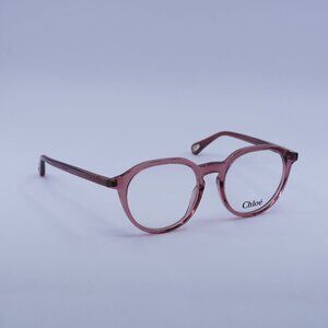 Chloe CH0012O 006 Eyeglasses Pink 50mm Square Frame